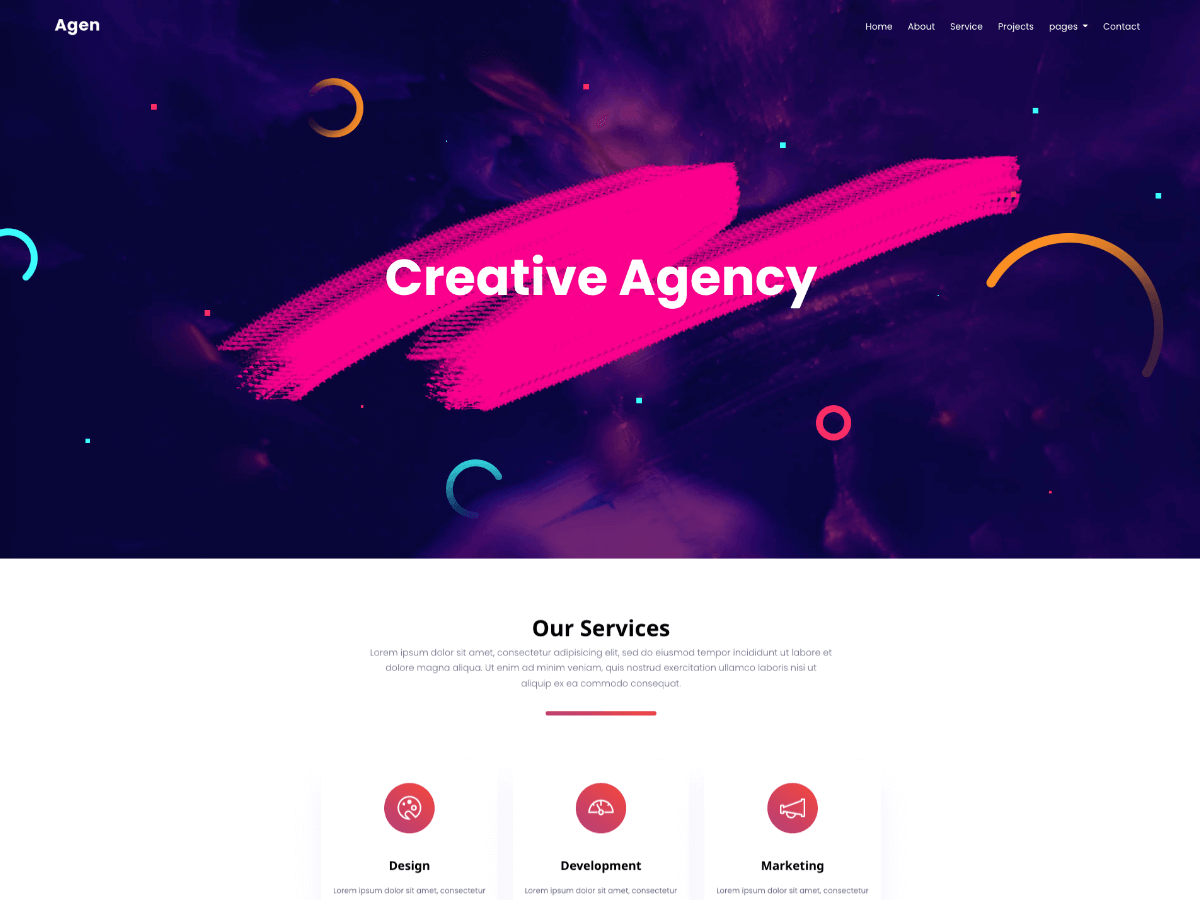 Agen Bootstrap - Bootstrap Agency Template