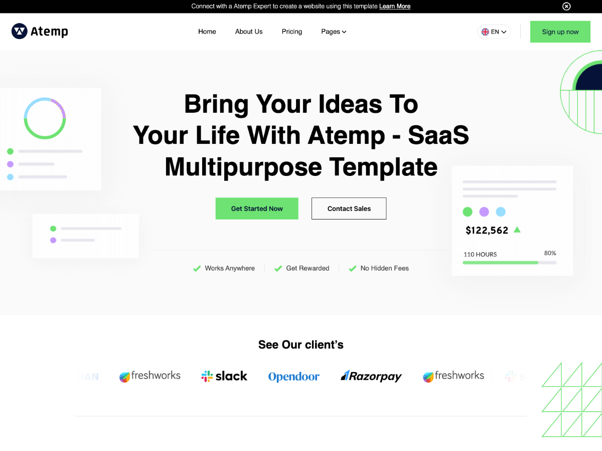 Atemp Astro - Astro Multipurpose SaaS Theme