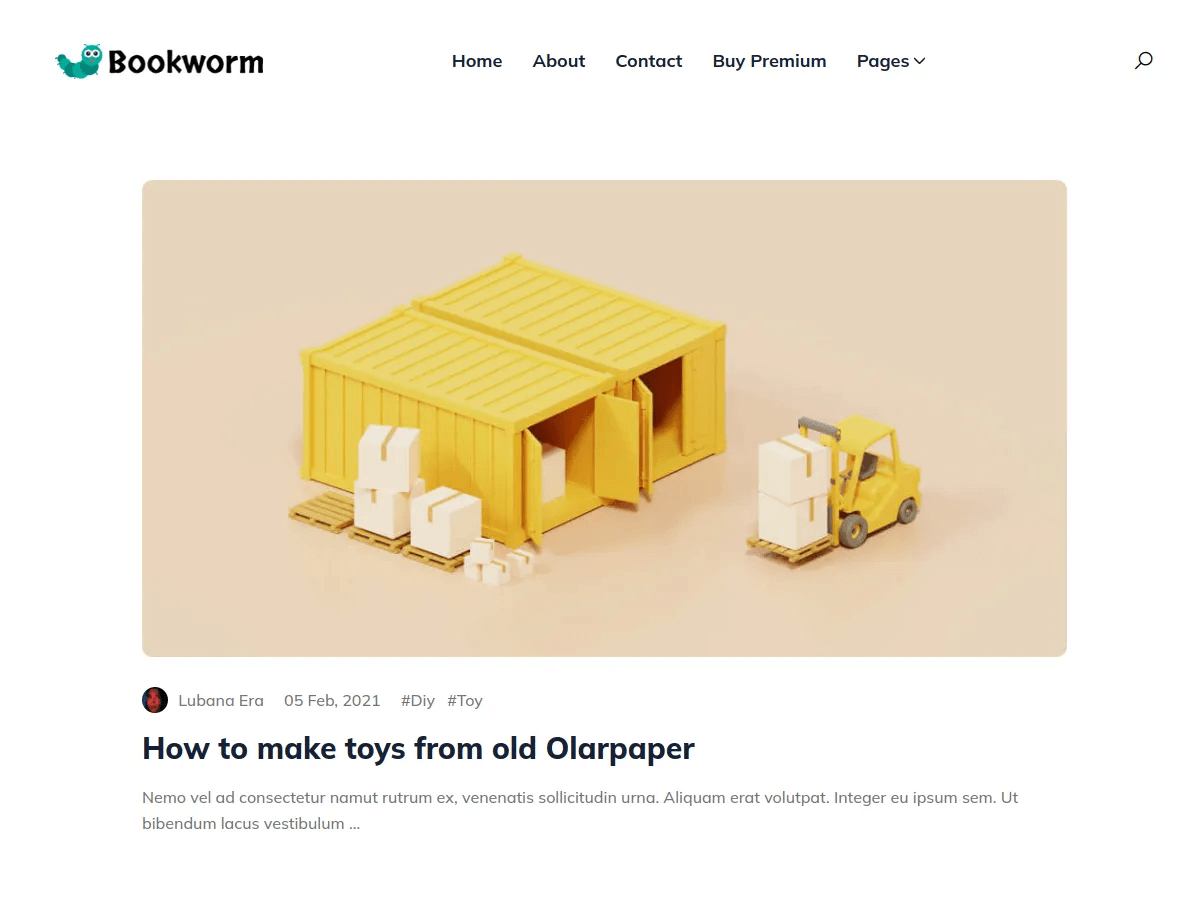 Bookworm Light Nextjs