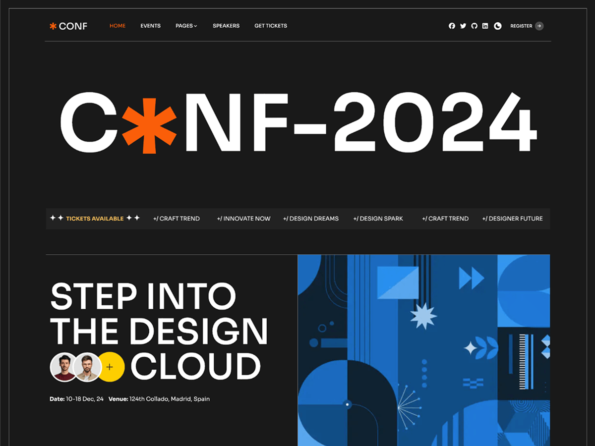 Conf Hugo - Event & Conference Theme