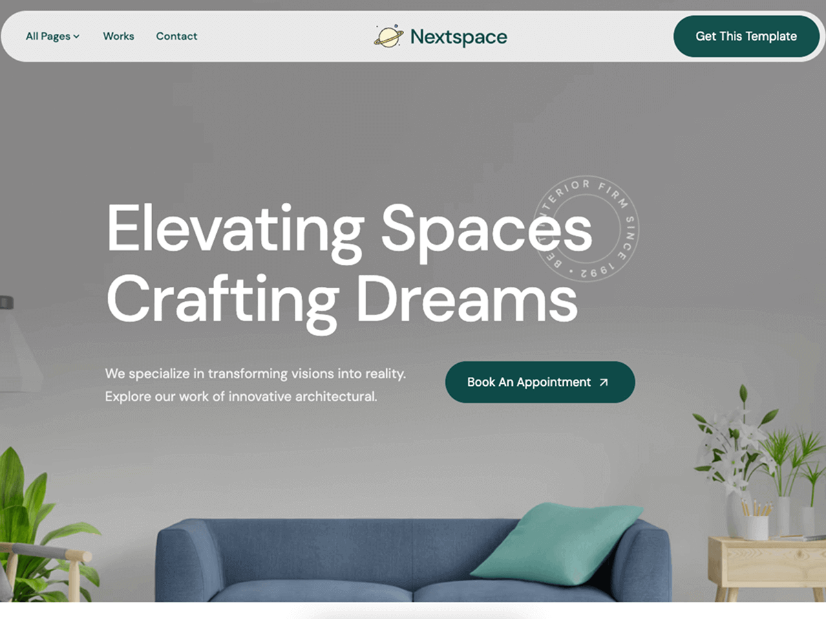 Nextspace Nextjs - Architecture & Interior NextJS Theme