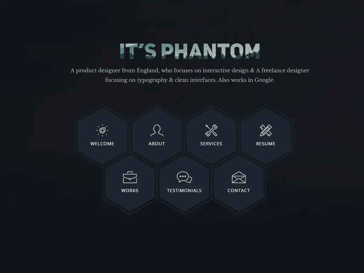 Phantom Bootstrap - Creative Portfolio Template