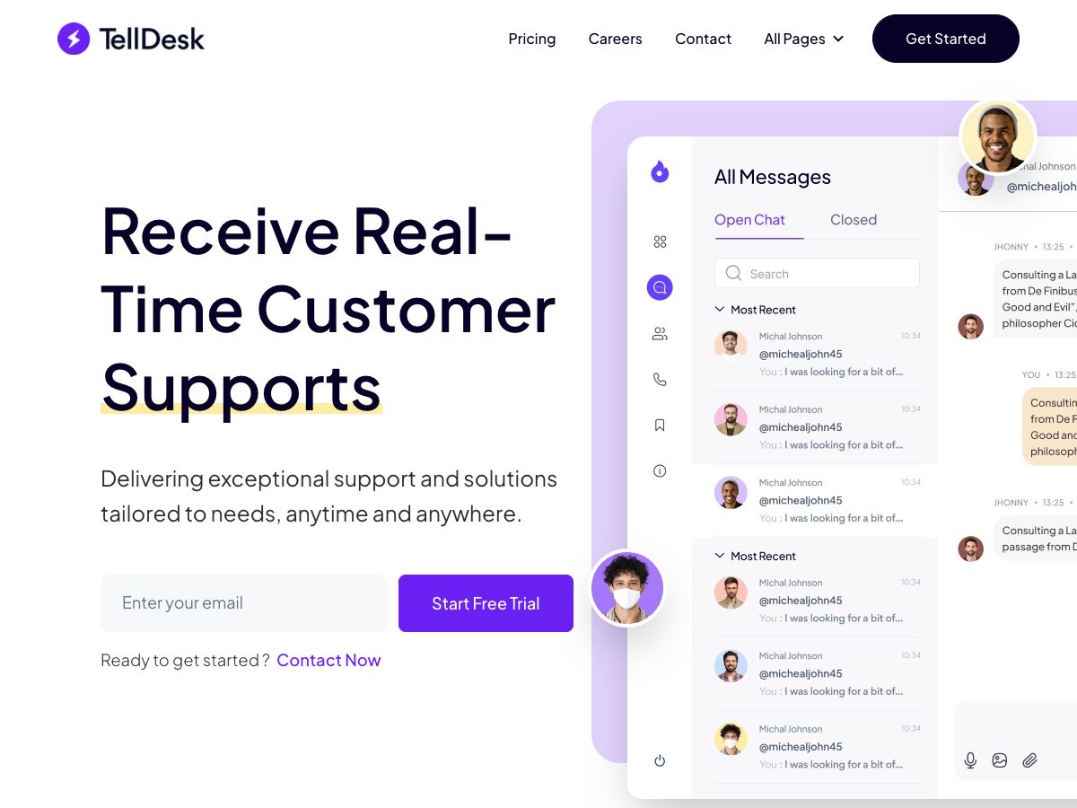 Telldesk Hugo - Multipurpose SaaS Theme